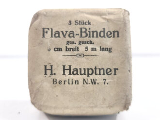 3 Stück " Flava-Binden" H.Hauptner Berlin