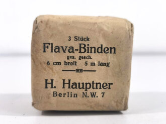 3 Stück " Flava-Binden" H.Hauptner Berlin