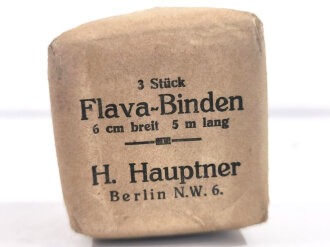 3 Stück " Flava-Binden" H.Hauptner Berlin