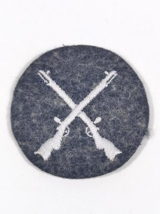 Luftwaffe, Tätigkeitsabzeichen für Waffenpersonal, Rückseitig Klebereste
