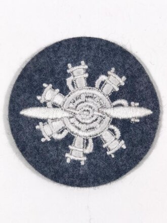 Luftwaffe, Tätigkeitsabzeichen für Geräteverwalter (Flugzeug), Rückseitig Klebereste