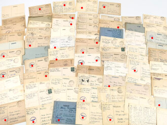 Konvolut etwa 80 Feldpostbriefe / Briefe eines Soldaten...