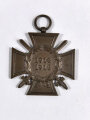 Ehrenkreuz für Frontkämpfer, Rückseitig mit Hersteller " D.S.M "