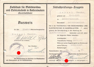 Fachschule für Maschinenbau und Elektrotechnik in...