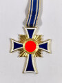 Ehrenkreuz der Deutschen Mutter ( Mutterkreuz ) in Gold mit Band im Etui, Hersteller Wilh. Deumer, Lüdenscheid