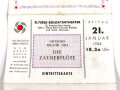 Soldatentheater "Die Zauberflöte" Deutsches Theater Lille, Eintrittskarte datiert 1944