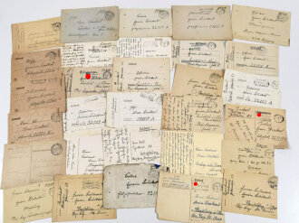 Konvolut etwa 30 Feldpostbriefe / Briefe eines Soldaten...