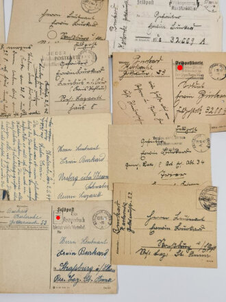 Konvolut etwa 30 Feldpostbriefe / Briefe eines Soldaten mit der Feldpostnummer 32009