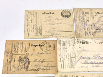 11 Stück Feldpostkarten 1.Weltkrieg