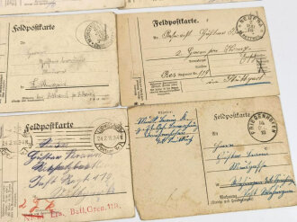 11 Stück Feldpostkarten 1.Weltkrieg