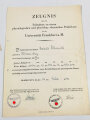 Deutsches Rotes Kreuz, Personalausweis . Dazu zwei Zeugnisse