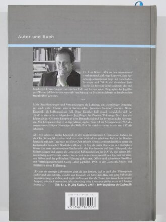 Kurt Braatz/ Walter Krupinski, "Jagdflieger, Geheimagent, General", DIN A4, 336 Seiten, gebraucht, aus Raucherhaushalt
