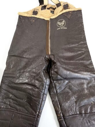 U.S. WWII Army Air Force , Type B-1 sheepskin bomber  flight pants. Good condition, uncleaned, size Large