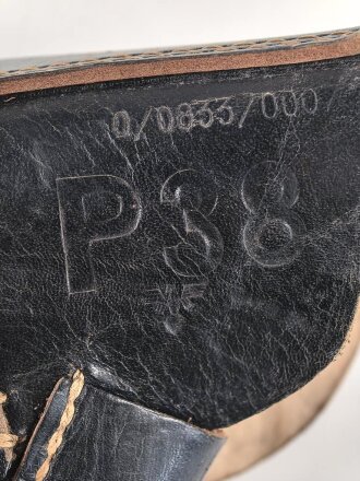 Pistolentasche P38 Wehrmacht. Ungetragen, mit Reichsbetriebsnummer