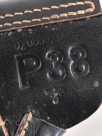 Pistolentasche P38 Wehrmacht. Ungetragen, mit Reichsbetriebsnummer