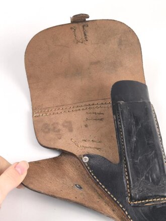 Pistolentasche P38 Wehrmacht. Ungetragen, mit Reichsbetriebsnummer