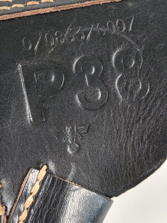 Pistolentasche P38 Wehrmacht. Ungetragen, mit Reichsbetriebsnummer