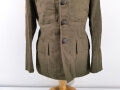 U.S. WWI Model 1917 tunic, belonged to a saddler in the 1st AEF Corps. One overseas chevron