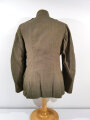 U.S. WWI Model 1917 tunic, belonged to a saddler in the 1st AEF Corps. One overseas chevron