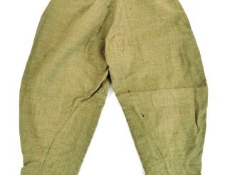 U.S. WWI wool pants "American Garment Indianapolis" Contract 1917 manufacture. Moth holes, uncleaned