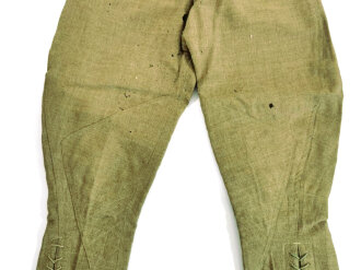 U.S. WWI wool pants "American Garment Indianapolis" Contract 1917 manufacture. Moth holes, uncleaned