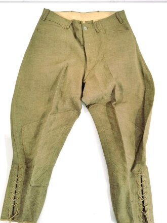 U.S. WWI wool pants "Levy & Schilt New York" Contract 1917 manufacture. Good condition, uncleaned