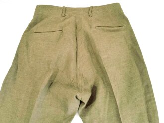 U.S. WWI wool pants "Levy & Schilt New York" Contract 1917 manufacture. Good condition, uncleaned