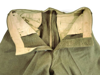 U.S. WWI wool pants "Levy & Schilt New York" Contract 1917 manufacture. Good condition, uncleaned