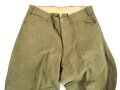 U.S. WWI wool pants "Levy & Schilt New York" Contract 1917 manufacture. Good condition, uncleaned