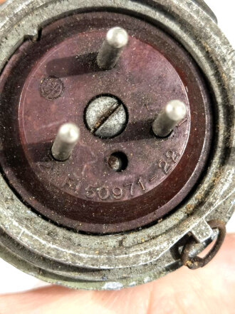 Luftwaffe, Stecker Fl 5097  1-20, wohl für Bordelektrik Waffenanlage