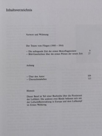 "Schwingen aus Stahl", Der Traum vom Fliegen (Peter Krusche), Von den ersten Piloten und ihren Flugmaschinen, DIN A4, 128 Seiten, gebraucht, aus Raucherhaushalt