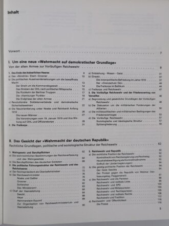 "Die Deutsche Reichswehr", Bilder, Dokumente, Texte, Zur Geschichte des Hunderttausend-Mann-Heeres 1919-1933, Rainer Wohlfeil / Hans Dollinger, DIN A4, 258 Seiten, gebraucht, aus Raucherhaushalt