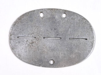 Erkennungsmarke Wehrmacht aus Aluminium eines Angehörigen " 1. Bttr.L.A.R. ERS.ABT.31. 159 " 1. Batterie Ersatz Abteilung 31