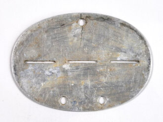 Erkennungsmarke Wehrmacht aus Aluminium eines Angehörigen " 1.Nachsch.Kol.619 / 1. gr.Kw.Kol.f.Betr.St " Nachschub Kolonne 619 / 1. große Kraftwagen Kolonne für Betriebsstoff