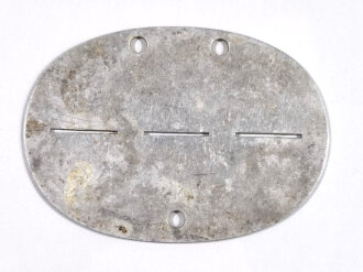 Erkennungsmarke Wehrmacht aus Aluminium eines Angehörigen "  I.N.E.K.31 " Infanterie Nachrichten Ersatz Kompanie 31