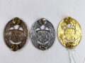 Rheinland-Pfalz, Feuerwehr Leistungsabzeichen in Bronze, Silber und Gold in Schachtel