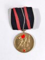 Anschlussmedaille 1. Oktober 1938 an Einzelspange, guter Zustand