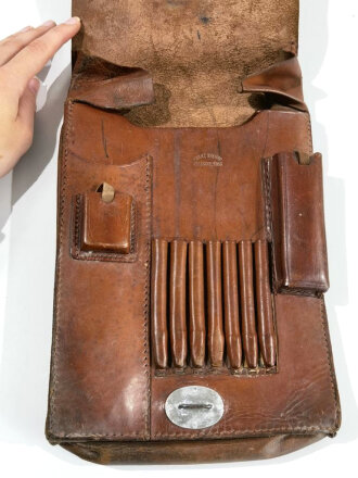 Kartentasche Wehrmacht datiert 1935. getragenes Stück , eine Koppelschlaufe defekt
