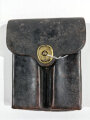 U.S. 1946 dated magazine pouch, leather , Military police. Uncleaned