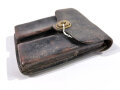 U.S. 1946 dated magazine pouch, leather , Military police. Uncleaned