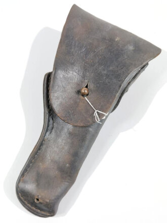 U.S. pistol holster, most likely WWII era, blackened and...