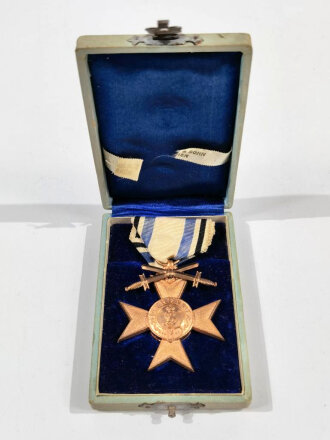 Bayern, Militär Verdienstkreuz 3.Klasse mit Schwertern, im Etui