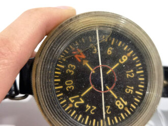 Luftwaffe Armkompass AK39 in gutem Zustand mit originalem Armband