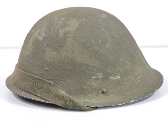 Großbritannien, Stahlhelm "Turtle " das Innenfutter datiert 1978, Originallack