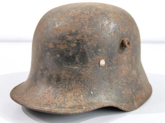 Stahlhelmglocke 1.Weltkrieg, ungereinigtes Stück