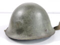 Großbritannien, Stahlhelm "Turtle " das Innenfutter datiert 1952, Originallack