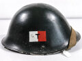 Großbritannien, Stahlhelm "Turtle " das Innenfutter lose und datiert 1952, Originallack