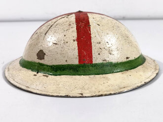 Südafrika, Stahlhelm MKII ( Britisches Modell) Innenfutter Hersteller Jager Rand 1943. Originallack, darüber wohl eher neuzeitlich Lack ?