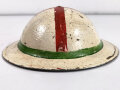 Südafrika, Stahlhelm MKII ( Britisches Modell) Innenfutter Hersteller Jager Rand 1943. Originallack, darüber wohl eher neuzeitlich Lack ?