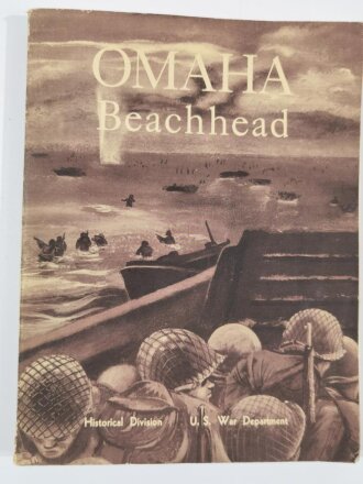 Omaha Beachhead (6 June-13 June 1944), American Forces in Action Series, 167 Seiten, 20 September 1945, DIN A4, gebraucht, aus Raucherhaushalt